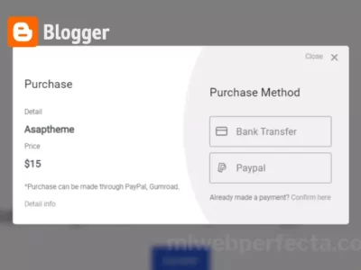 Cómo crear un widget de cuadro de compra en Blogger
