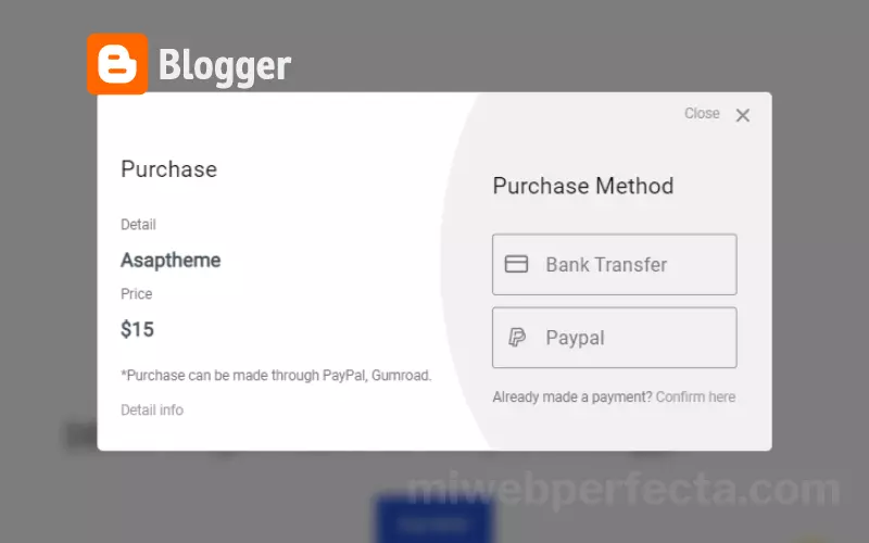 Cómo crear un widget de cuadro de compra en Blogger