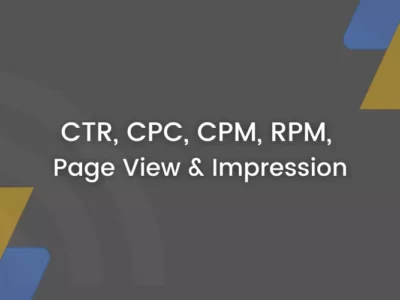 Explicación de CTR, CPC, CPM, RPM, vistas de página e impresiones