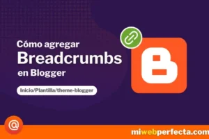 breadcrumbs en blogger